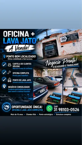Venda de oficina mecânica 