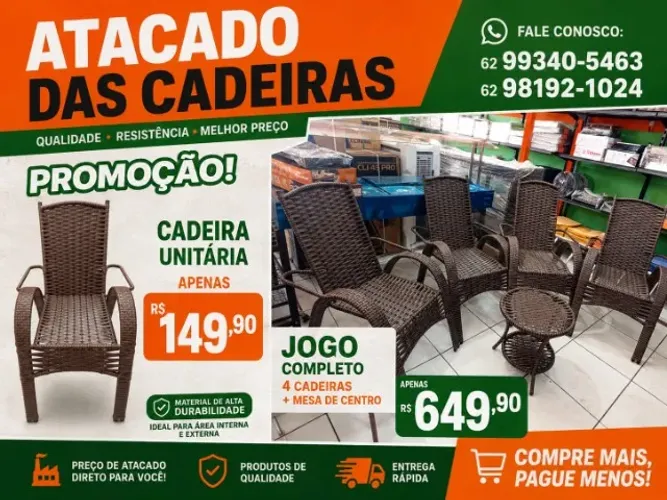 Cadeira de fibra nova
