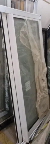 Janela de Correr 2 FLS - Vidro Liso Incolor 4mm - 119X120cm Branco