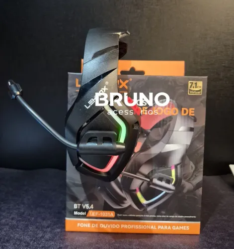Headset Gamer Bluetooth Led RGB