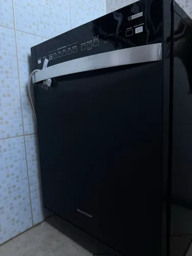 LAVA LOUÇAS BRASTEMP 14 SERVIÇOS PRETA
