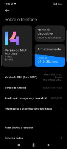Xiaomi poco x3 NFC top