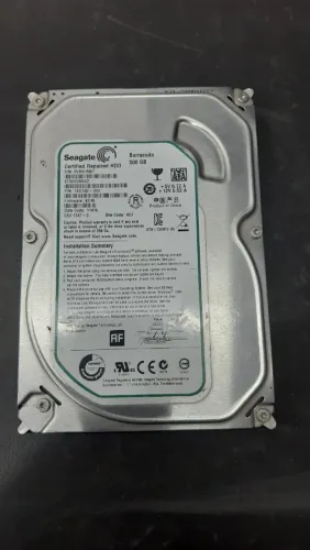 HDD Seagate Barracuda 500Gb, Para DVR E PC SATA III, 3,5", 7200RPM Usado