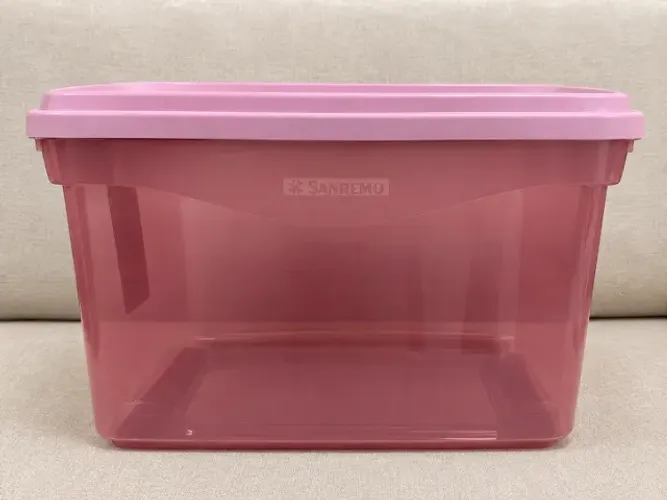 Kit 10 Caixas Organizadoras Sanremo Flex 29L com Tampa