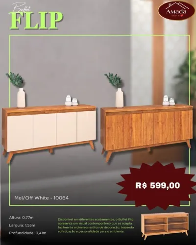 Buffet Flip - à pronta entrega 