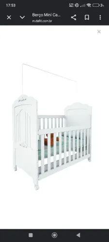 Mini berço cama Sophia (acompanha colchão)