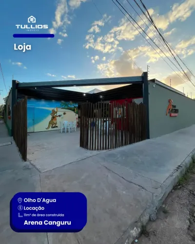 LOJA NO FOOD PARK ARENA CANGURU, OLHO D'ÁGUA