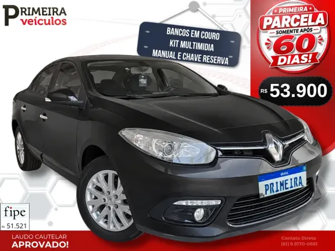 Renault Fluence Sed. Dyn. Plus 2.0 16V Flex Aut. 2016