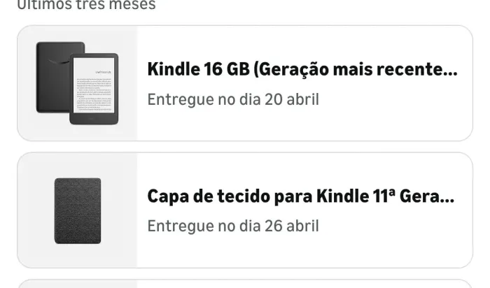 Kindle 11 geração+ capa em tecido original Amazon