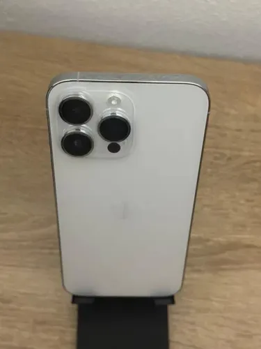 * iPhone 14 Pro Max 128GB Prata 78% / Seminovo / Mensagem de tela genuína Apple *