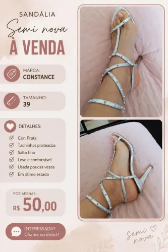 Vendo Sandália Constante