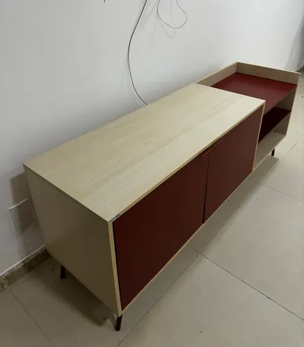 Rack para TV e sala de estar