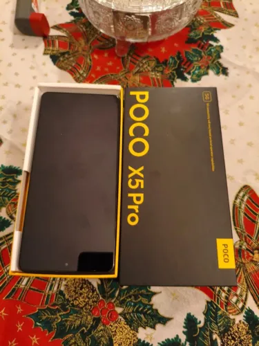 POCO X5 Pro 5G Preto 256GB / 8GB RAM + Carregador 67W + 4 Capas