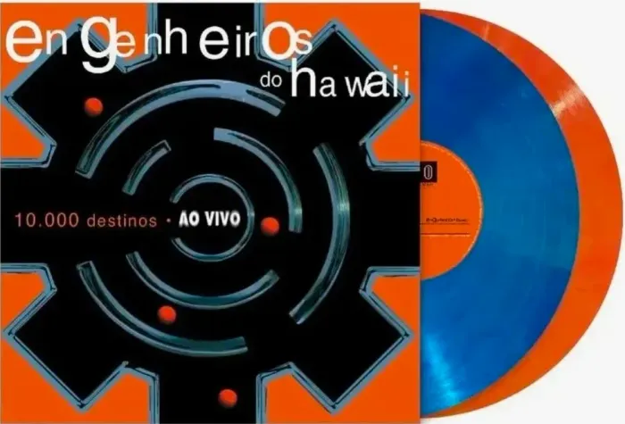 Vinil Engenheiros do Hawaii - 10.000 Destinos Ao Vivo 2000 (2LP) Novo Lacrado