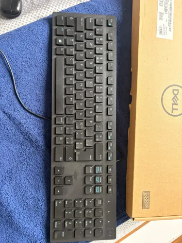 Teclado com Fio Dell KB216 (Preto - Layout BR)