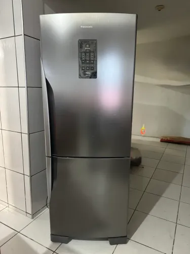Geladeira Panasonic Inverter Frost Free 425L Inox - Única Dona - Perfeito Estado