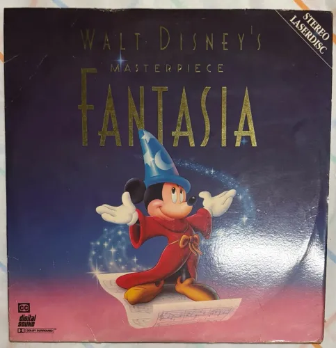 LD Walt Disney's Fantasia (Masterpiece Edition) (1940 / Edição LD 1991) Laserdisc