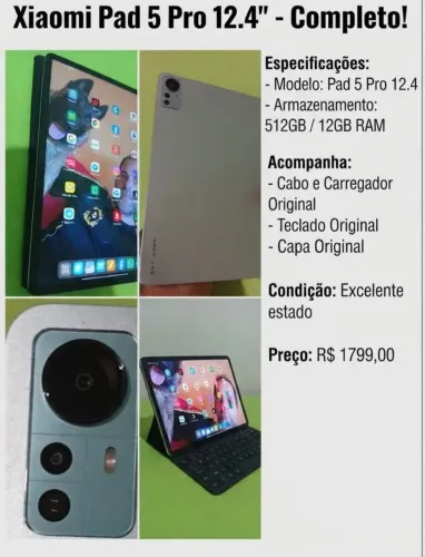 Xiaomi Mi Pad 5 Pro (Entrego)