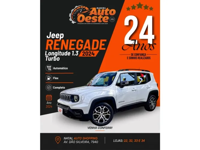 Jeep Renegade Long. T270 1.3 TB 4X2 Flex Aut. 2024