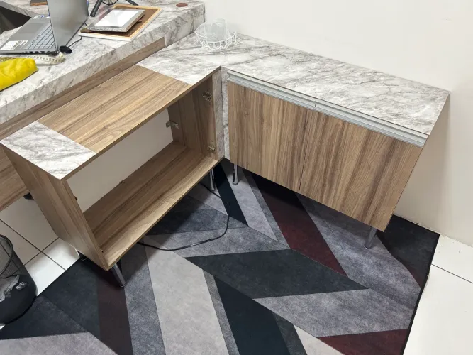 Armário em L planejado 100% mdf