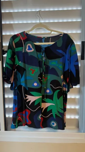 Blusa estampada Cantão tamanho G