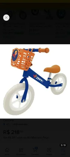 Bicicleta do equilibrio na caixa, nunca usada.