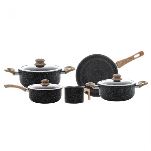 Conjunto 5 Panelas de Indução Granilite com Revestimento Cerâmico - Wolff