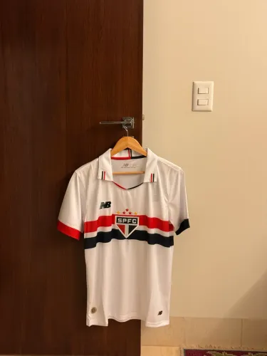 Camiseta Masculina São Paulo FC New Balance - GG - Nova