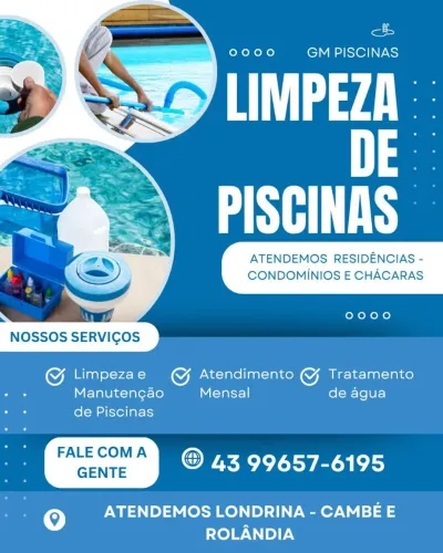 Limpeza de piscina