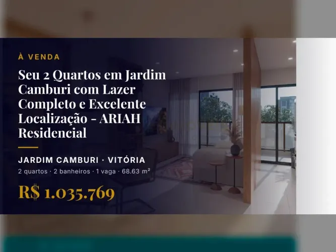 Apartamento de 2 Quartos em Jardim Camburi: Ideal para Famílias e Investidores