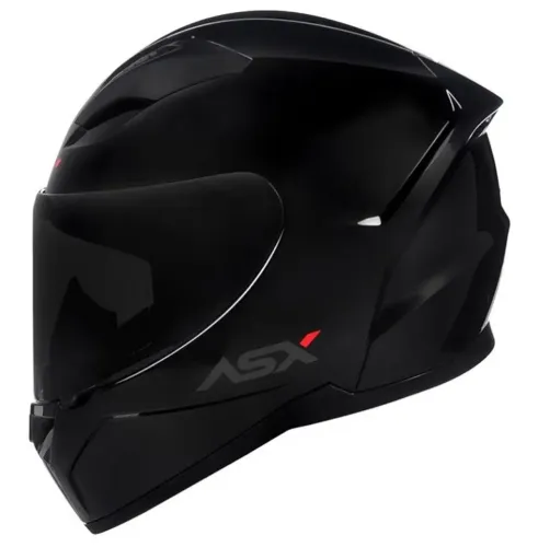 Capacete ASX preto brilhante Tam. 60