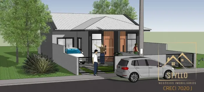 Casa 2 dormitórios a venda, 50,02m² Loteamento Vila Toscana Palhoça