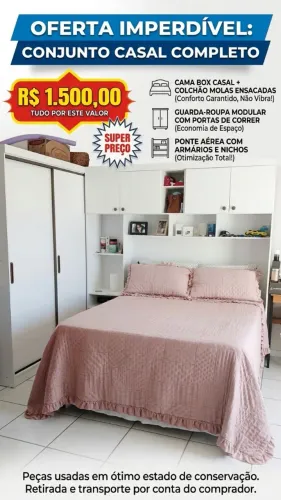 Vendo cama + Guarda Roupa