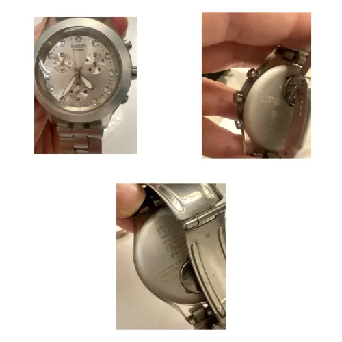 Relógio Swatch Irony Diaphane Chronograph - Original - Funcionando