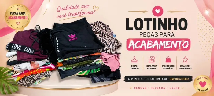 Lotinho peças para acabamento