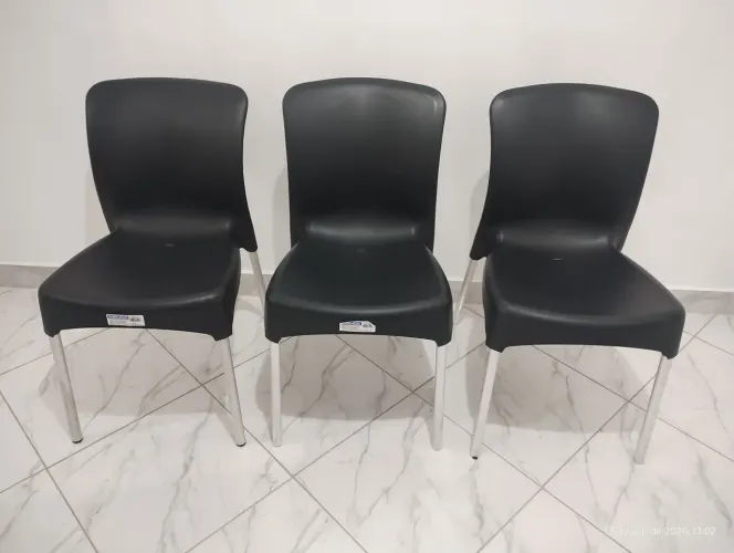 Kit três cadeiras reforcada