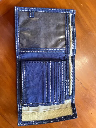 Carteira Kipling original azul 