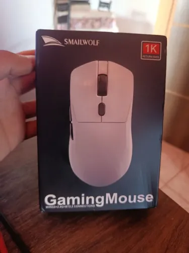 Mouse Gamer Sem Fio Smailwolf M3 Tri Mode Black