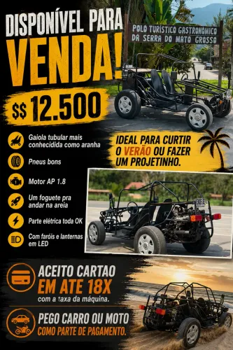 Volkswagen Buggy 1.6 8V Gasolina 2P Manual 1979