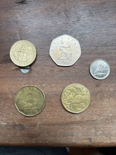 lote moedas