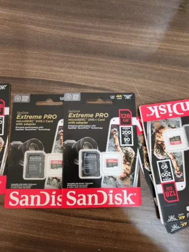 Cartão de Memória Sandisk Extreme Pro 128Gb