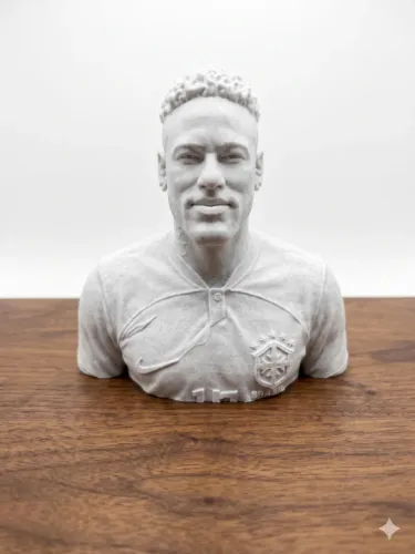 Busto NeyMar Copa do mundo 2026 estatueta camisa 10
