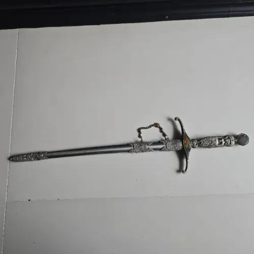 Espada prata 52cm para colecionador