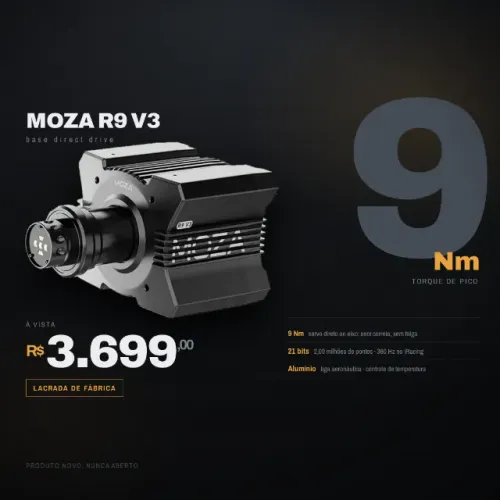 BASE MOZA R9 V3 - LACRADA DE FÁBRICA