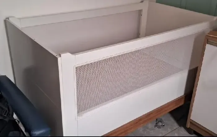Berço semi novo e colchão novo