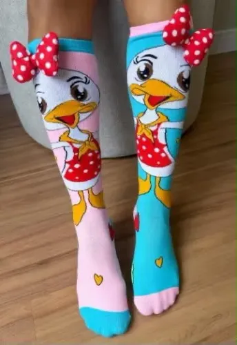 Meias divertidas 3D