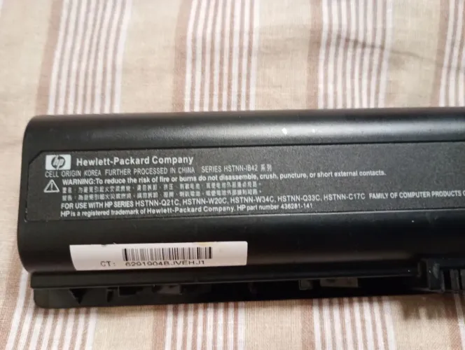 Bateria notebook HP Hewlett Packard company