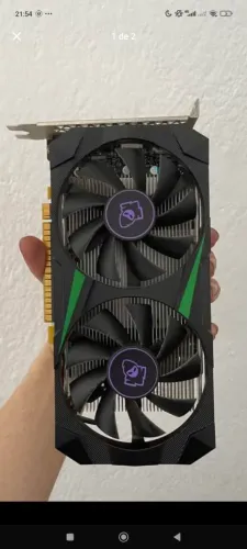 Placa de vídeo GTX 1650 4 gb