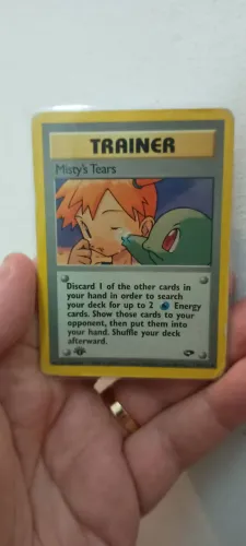 Carta pokémon misty tears 1st edição