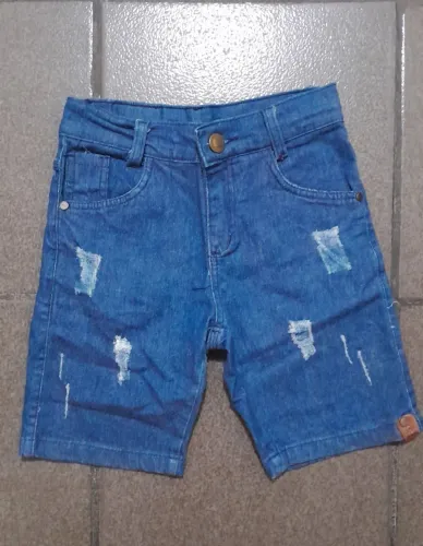 Shorte Jeans Menino 8 anos